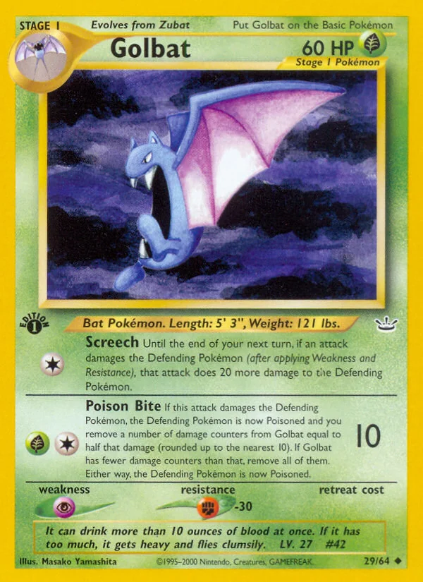 Golbat, Neo Revelation
