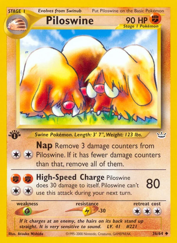 Piloswine, Neo Revelation