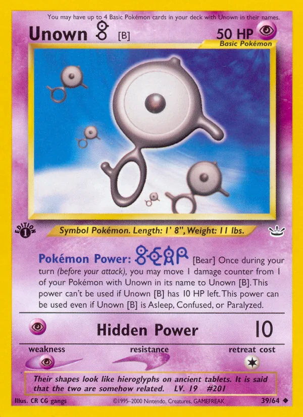 Unown [B], Neo Revelation