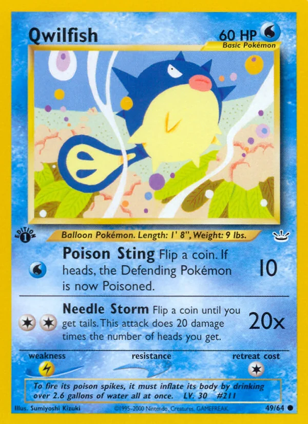Qwilfish, Neo Revelation