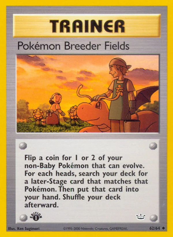 Pokémon Breeder Fields, Neo Revelation