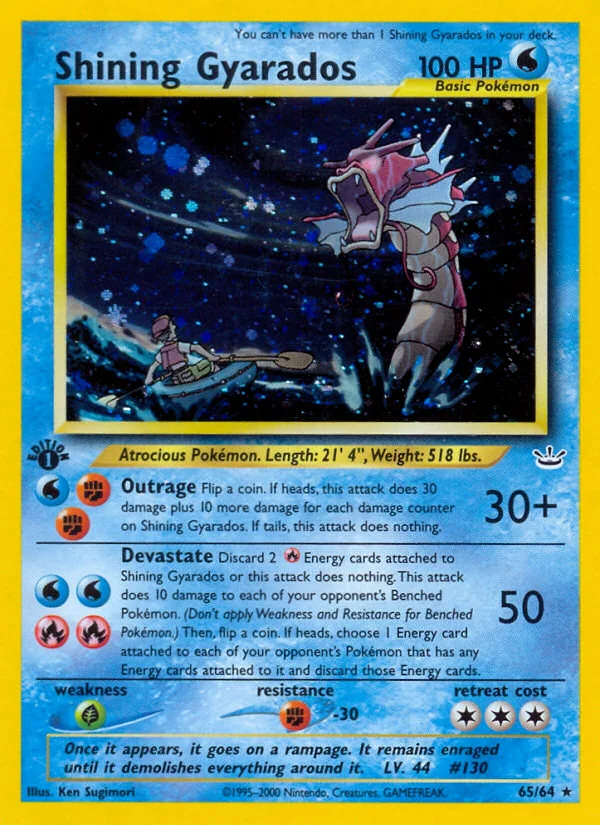 Shining Gyarados, Neo Revelation