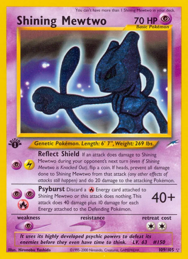 Shining Mewtwo, Neo Destiny