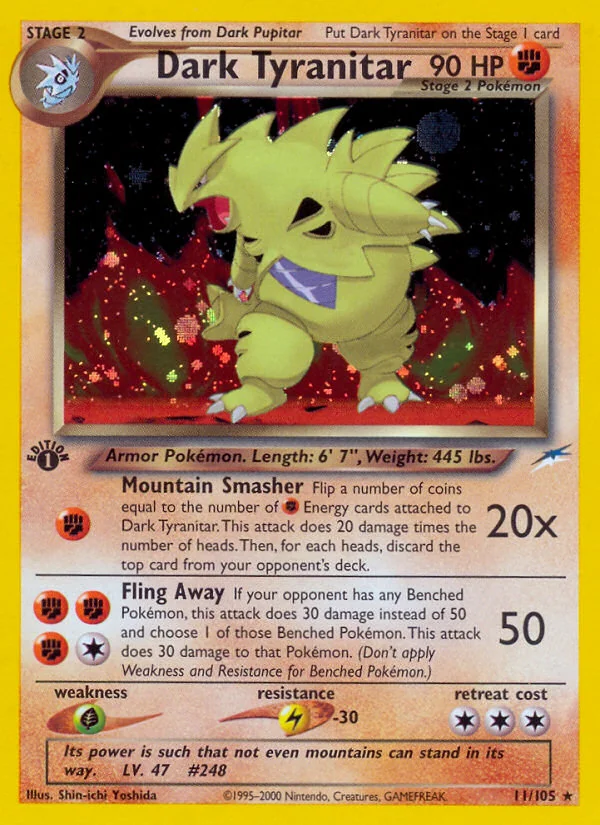 Dark Tyranitar, Neo Destiny