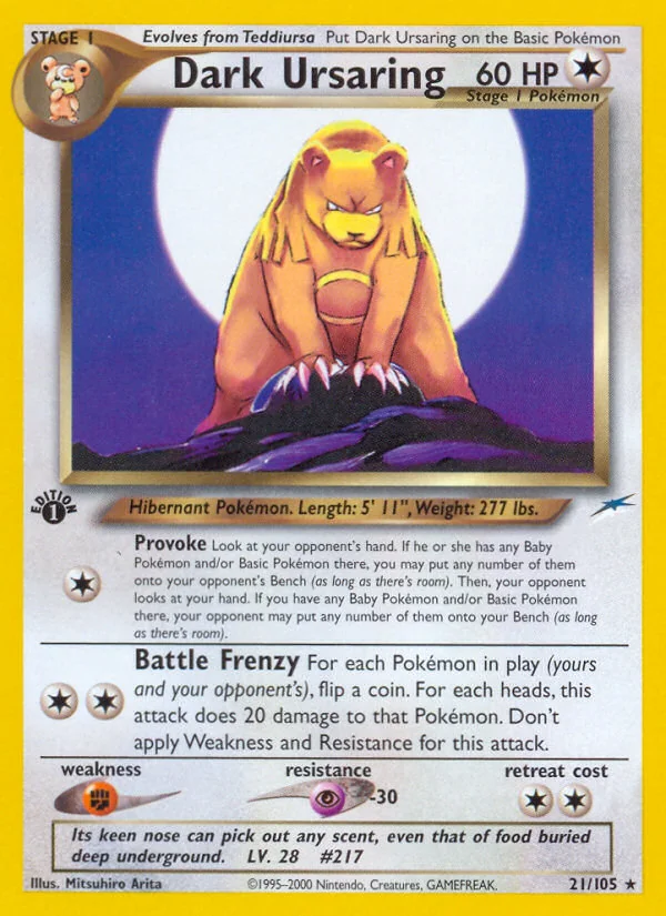 Dark Ursaring, Neo Destiny