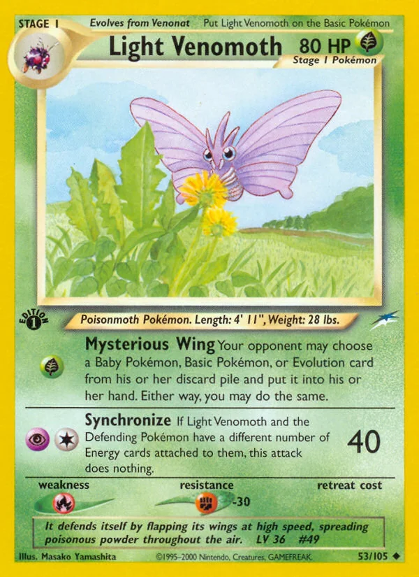 Light Venomoth, Neo Destiny