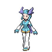 Pixelart: Winona, lider sali z Fortree City, na przezroczystym tle.